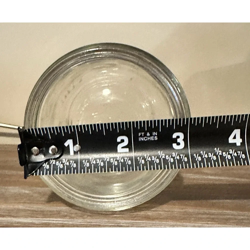 ACME Press & Chop Glass USA Avocado Green‎ Food Nut Chopper 12 oz Vintage Retro